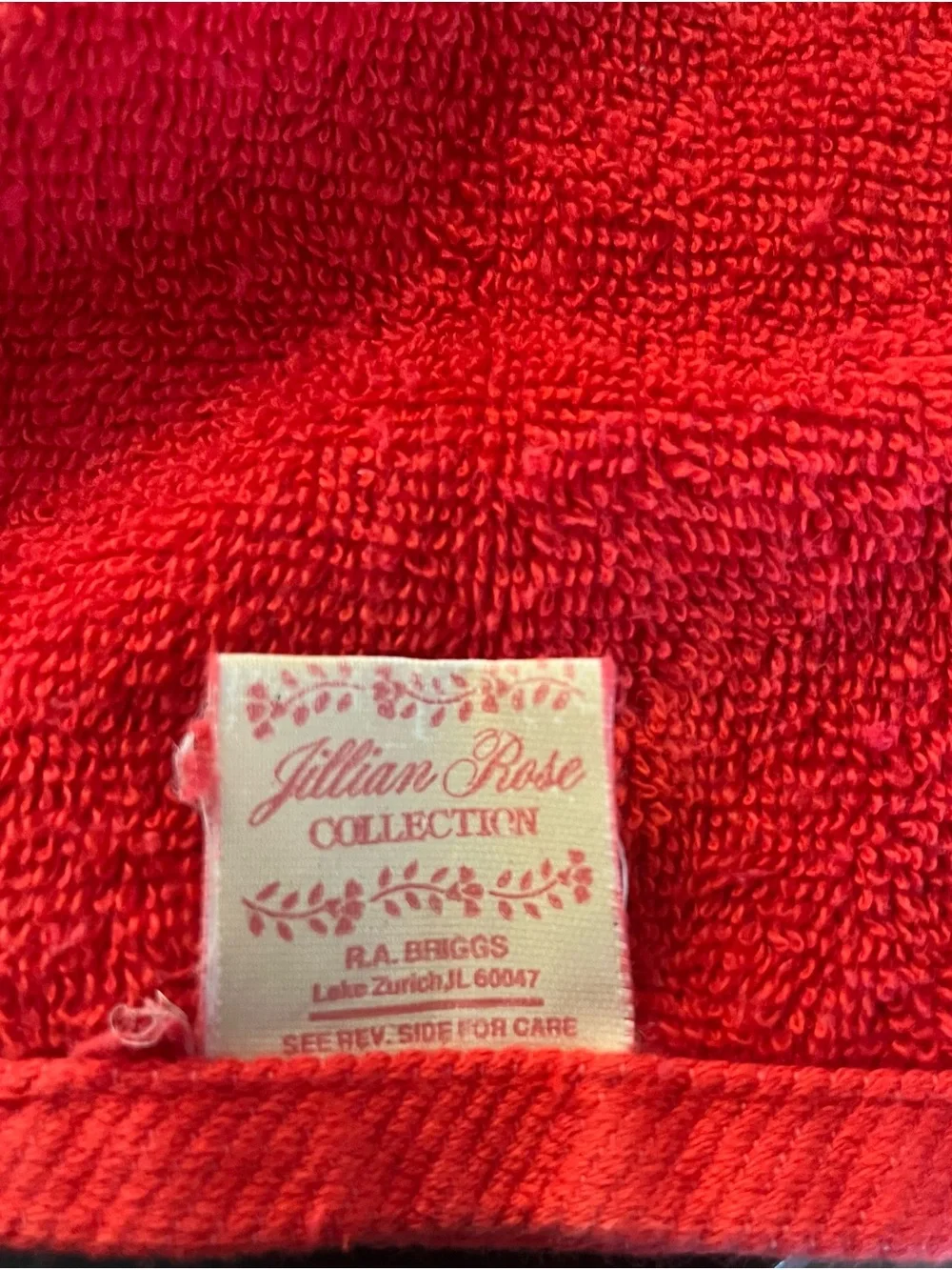 Vintage Jillian Rose Christmas Hand Towels Set 2 French Horn Holly Embroidered